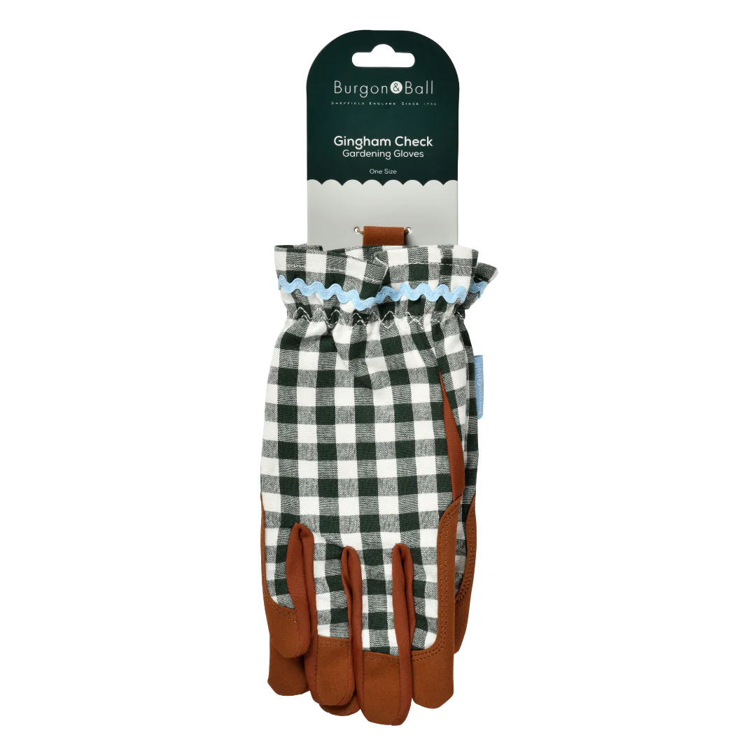 Green Check | Gardening Gloves - Image 4