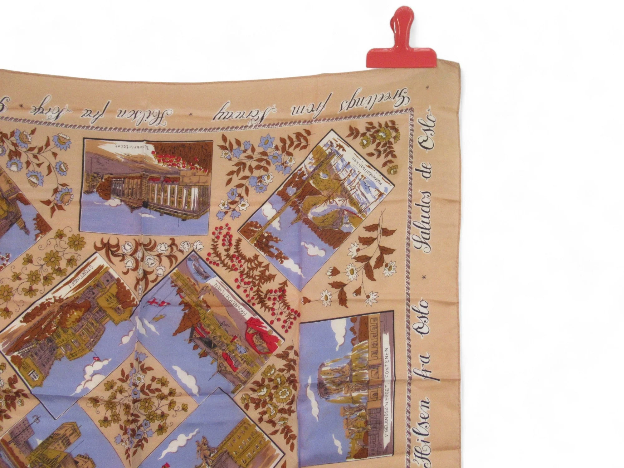 Greetings From Oslo Square Scarf Womenswear | Preloved - Image 3