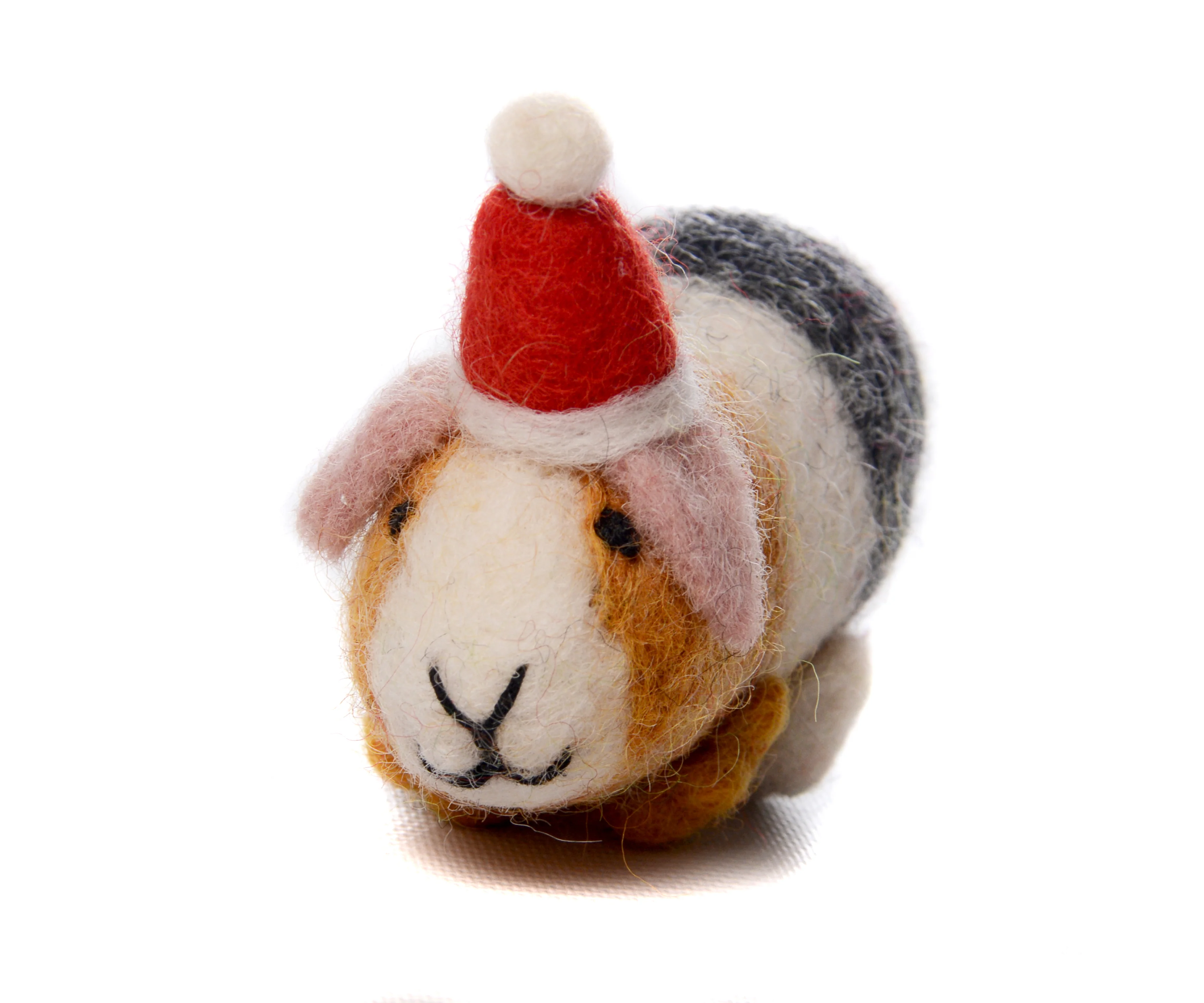 Guinea Pig with Hat  | Handmade Christmas Decoration - Image 4