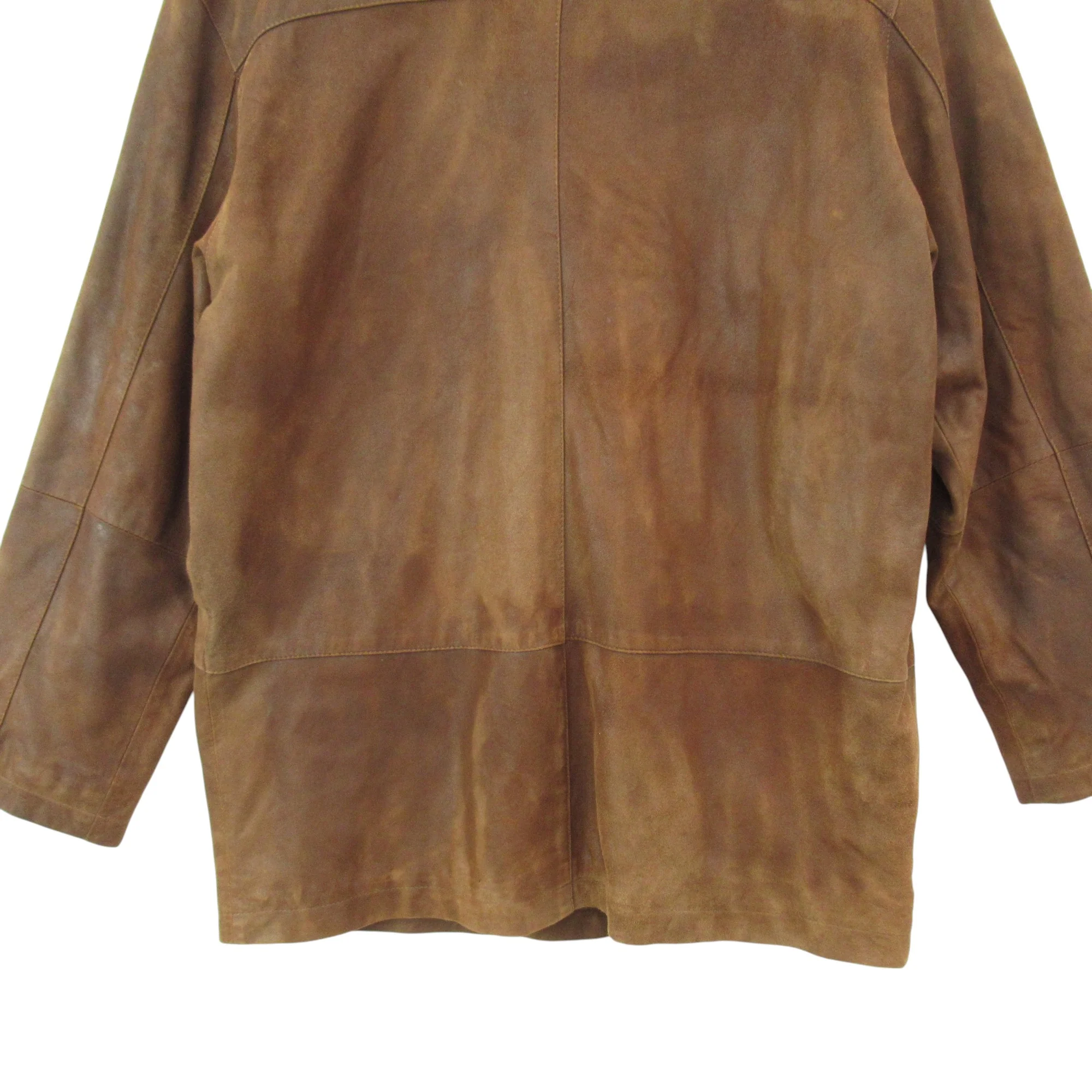 Guise Suede Jacket Small Brown Vintage Menswear | Pre-loved - Image 5