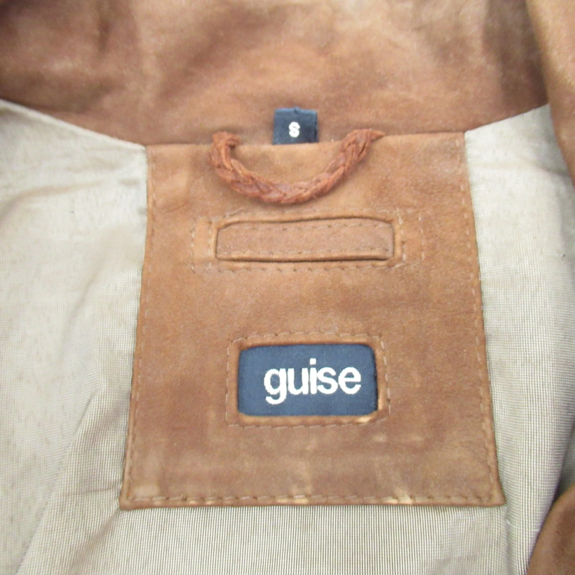 Guise Suede Jacket Small Brown Vintage Menswear | Pre-loved - Image 6