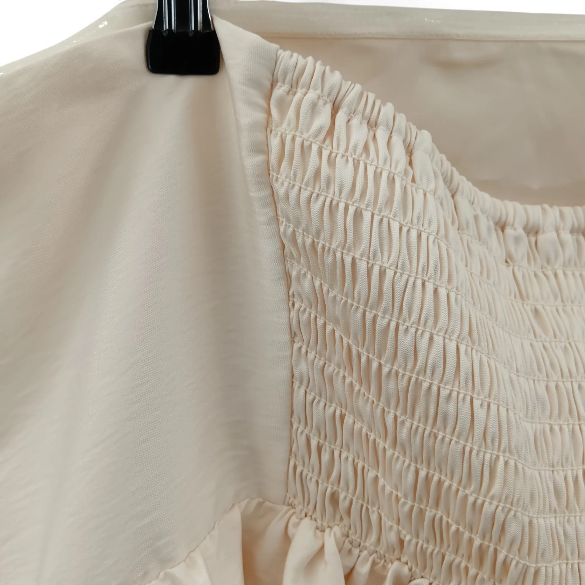 H&M Cream Strapless Dress UK 22 Womenswear | Pre-loved - Image 3
