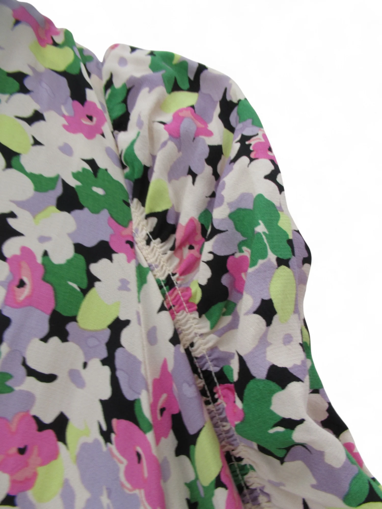 H & M Floral Dress UK 22 Multicoloured Long Womenswear | Pre-loved - Image 5
