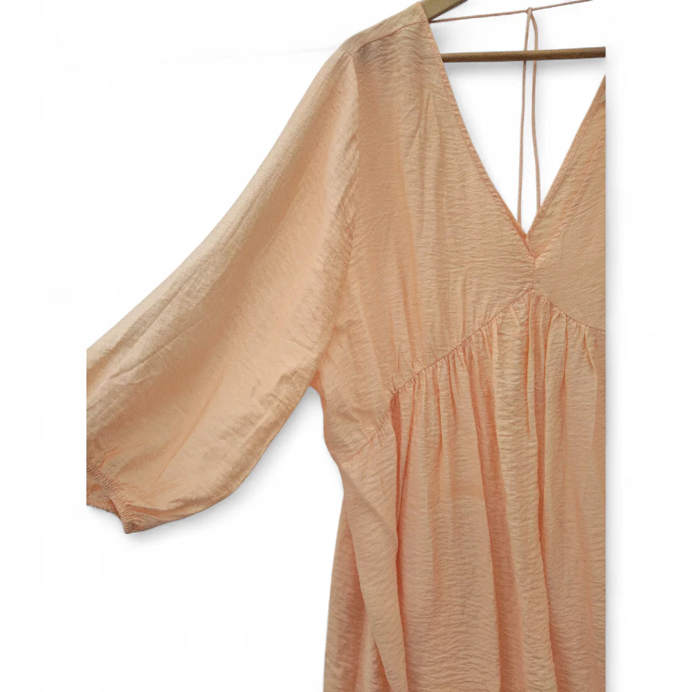 H&M Top Blouse Orange XXL Womenswear | Pre-loved - Image 3