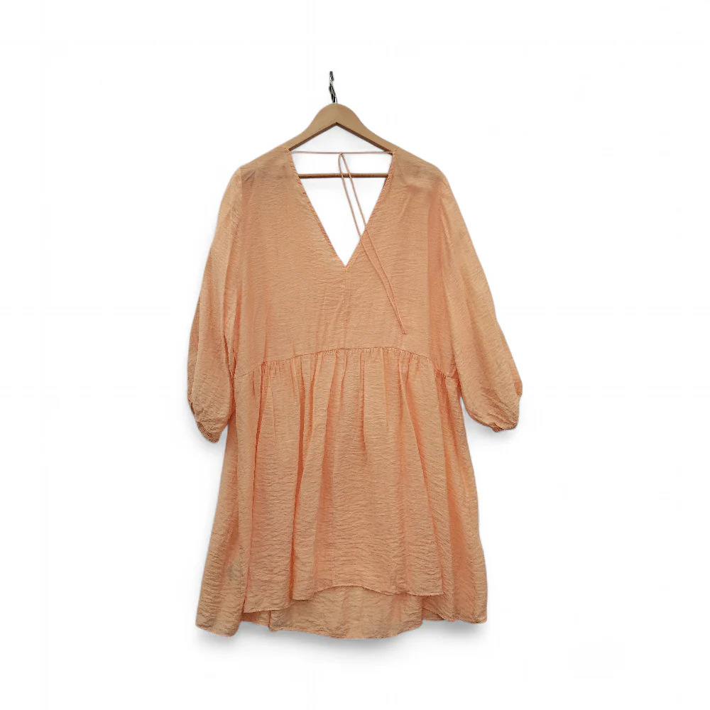 H&M Top Blouse Orange XXL Womenswear | Pre-loved - Image 4