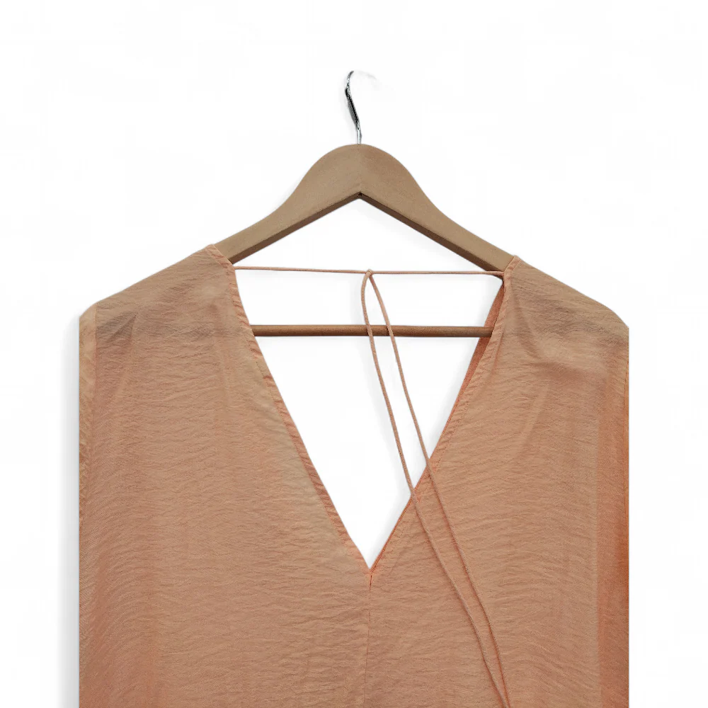 H&M Top Blouse Orange XXL Womenswear | Pre-loved - Image 5