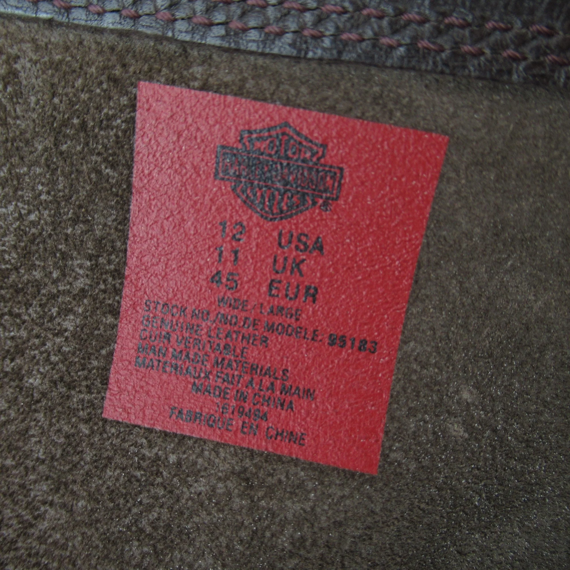 Harley Davidson UK 11 Brown Boots Menswear | Preloved - Image 5