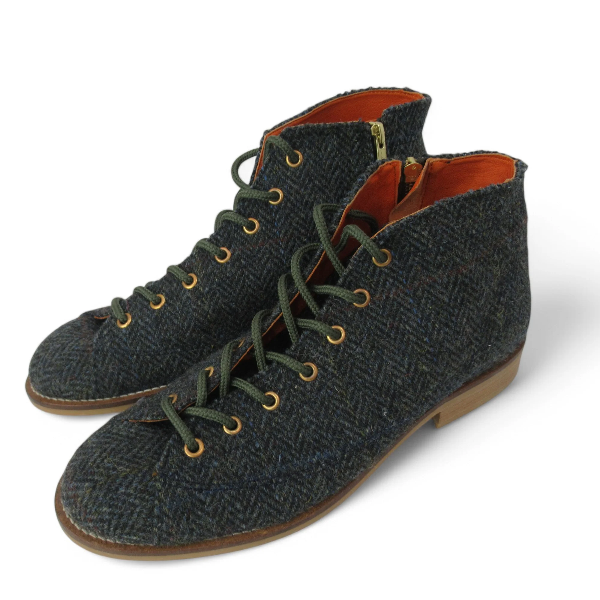 Harris Tweed Jeggy Nettle Shoes UK 9-9.5 Menswear | Preloved - Image 4
