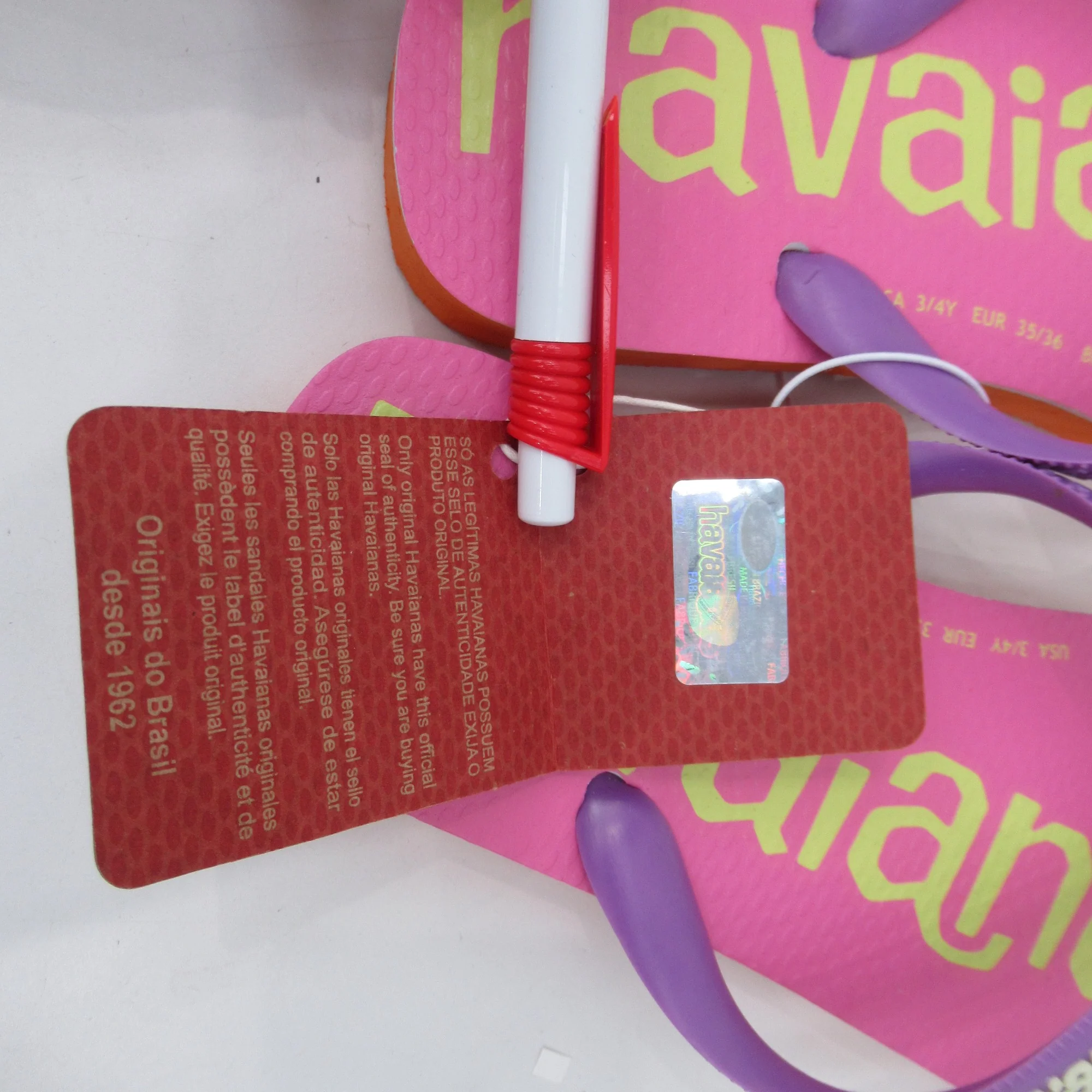 Havaianas Flip Flop Sandals UK 3 Pink Womenswear | Preloved - Image 4