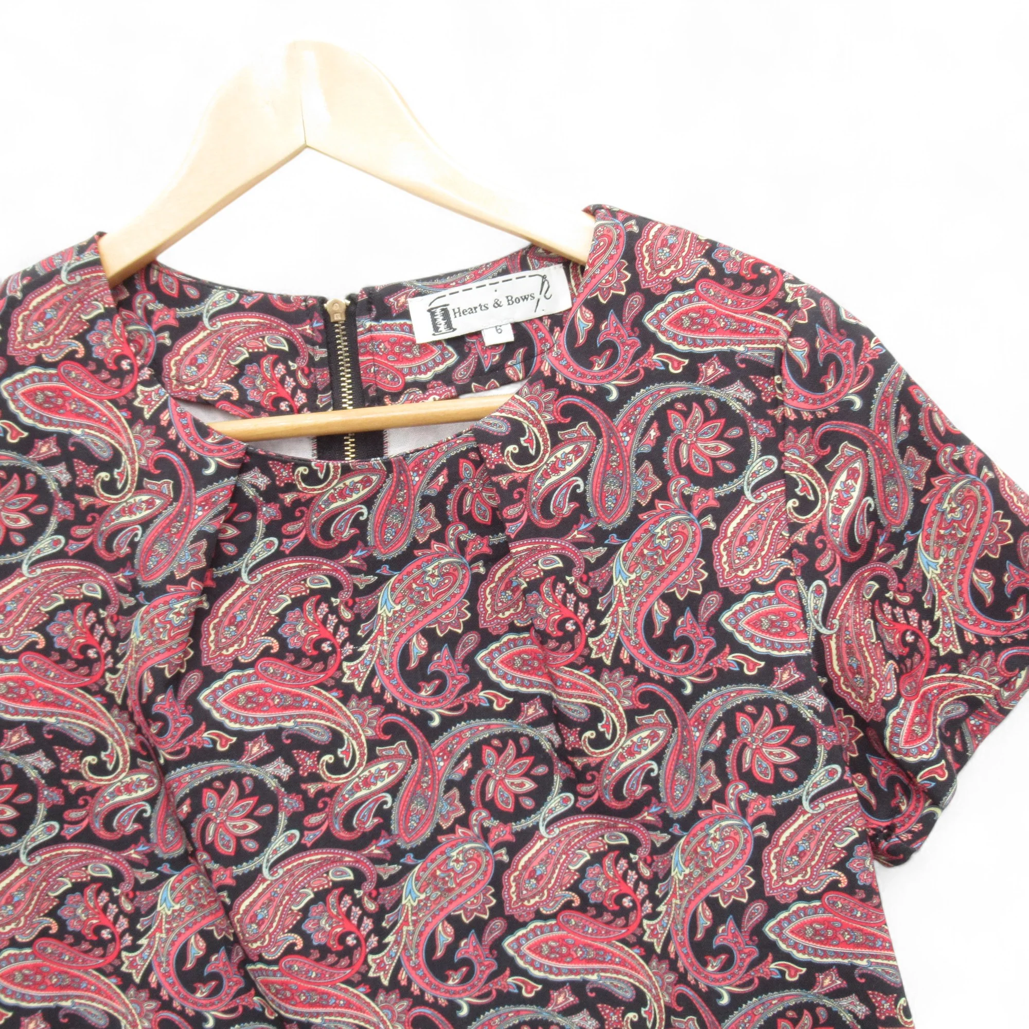 Hearts & Bows Vintage Top Paisley UK 10-12 Multicoloured Womenswear | Pre-loved - Image 3