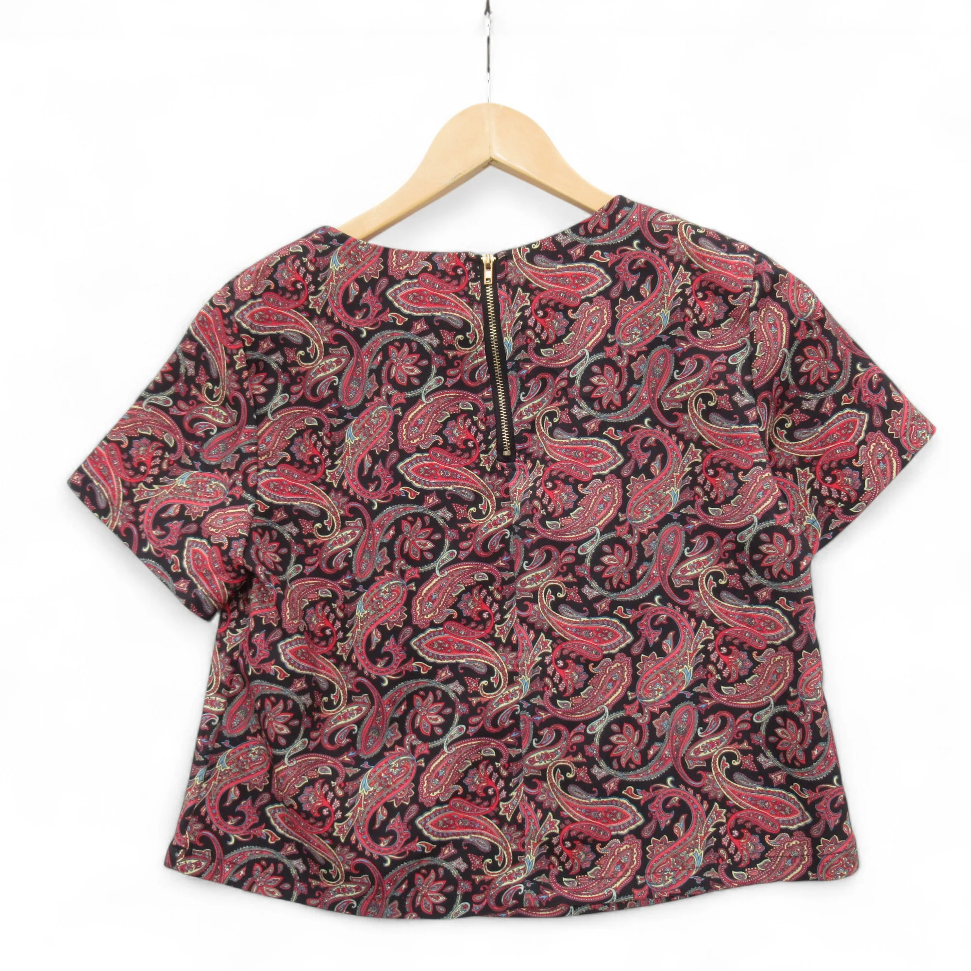 Hearts & Bows Vintage Top Paisley UK 10-12 Multicoloured Womenswear | Pre-loved - Image 4