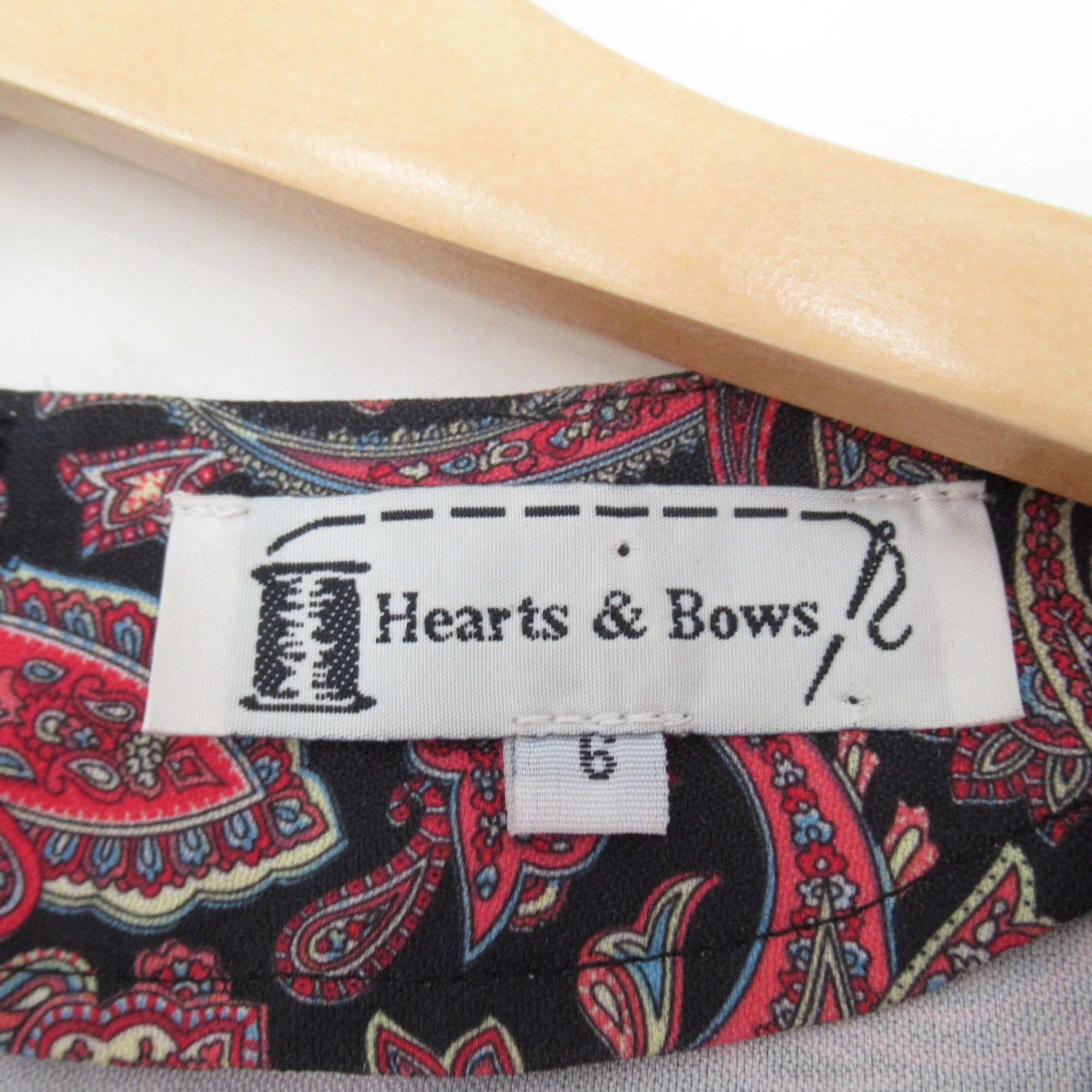 Hearts & Bows Vintage Top Paisley UK 10-12 Multicoloured Womenswear | Pre-loved - Image 5