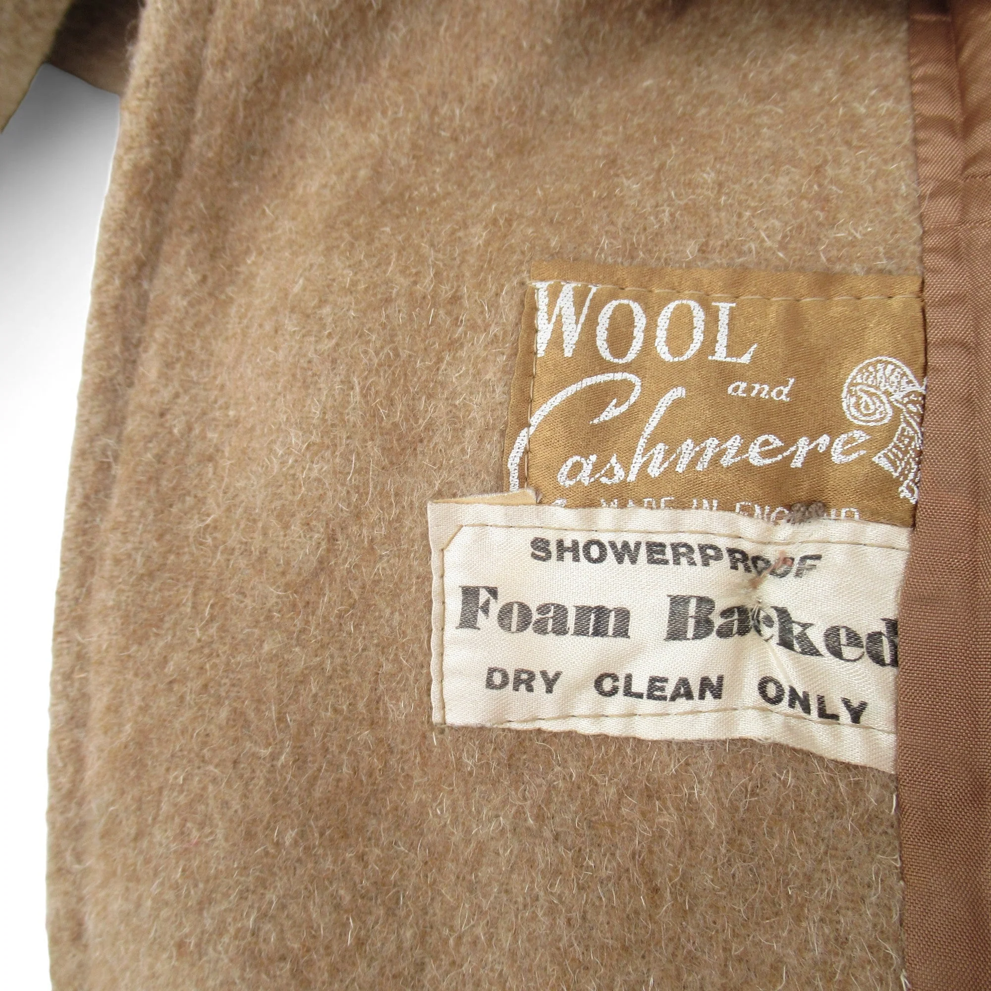 Heathermoor XL Camel Vintage Overcoat Menswear | Preloved - Image 6
