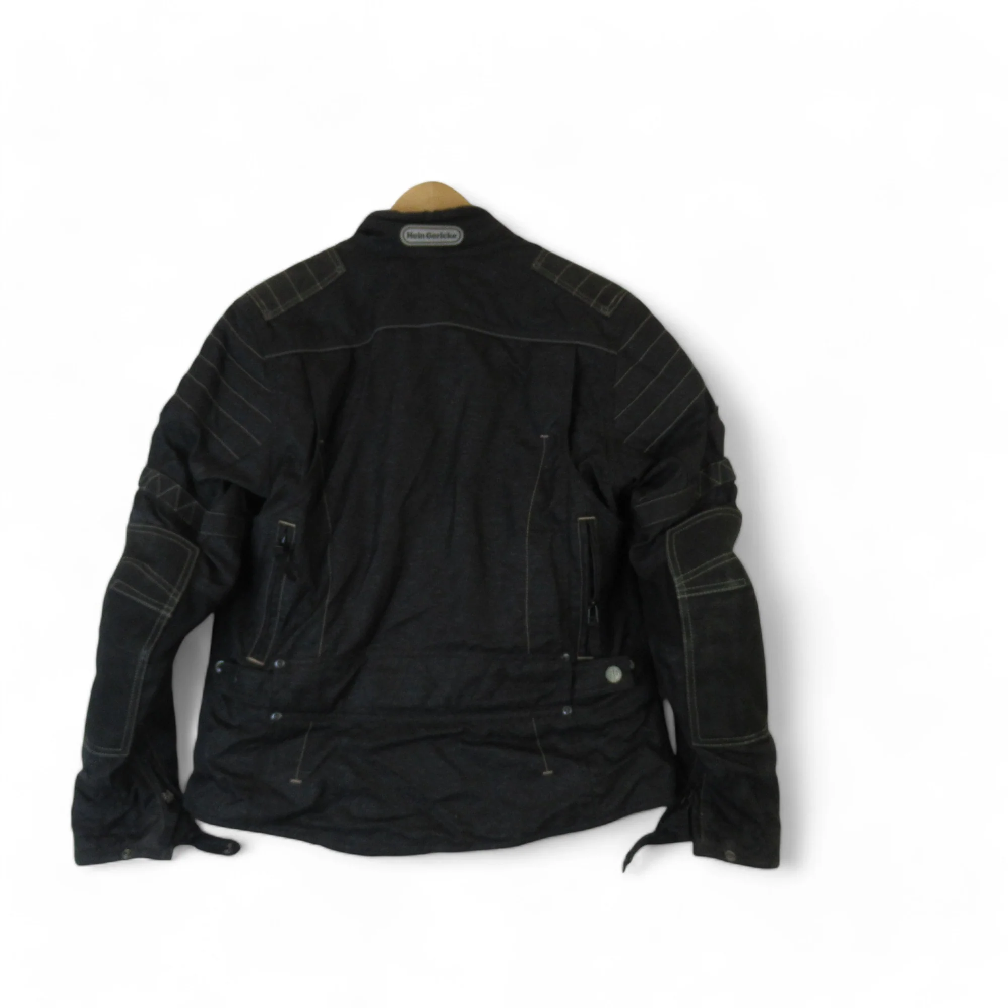 Hein Gericke UK 14 Black Motorbike Jacket Womenswear | Preloved - Image 4
