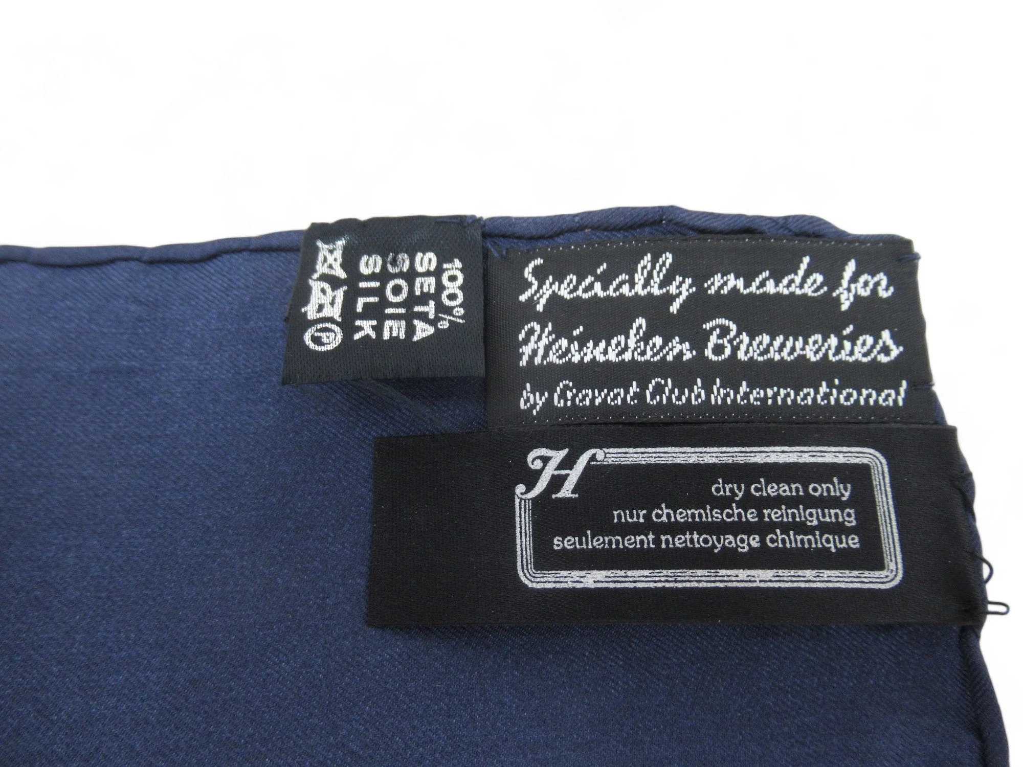 Heineken Breweries Square 100" Silk Scarf Menswear | Preloved - Image 4
