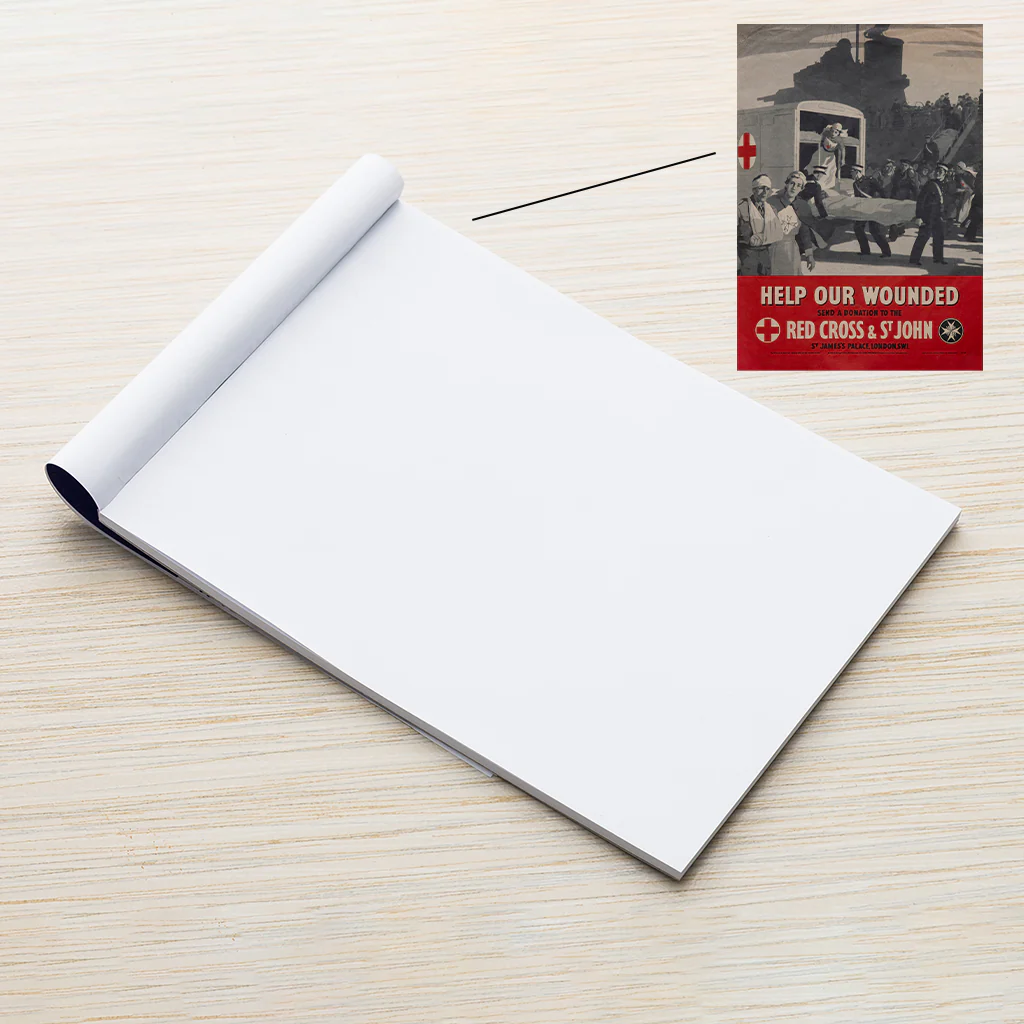 Help our wounded A5 Notebook | Heritage Collection - Image 3
