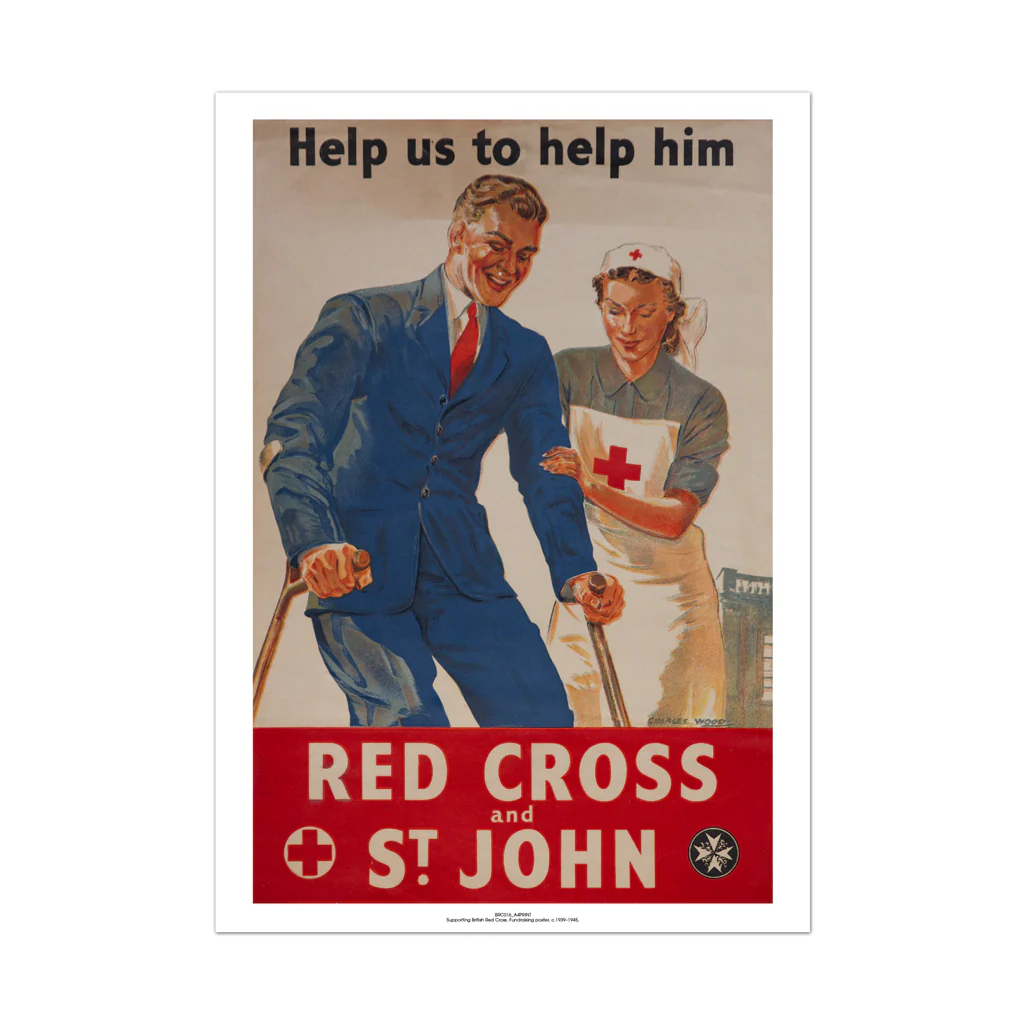 Help us help him A3 Print | Heritage Collection - Image 2