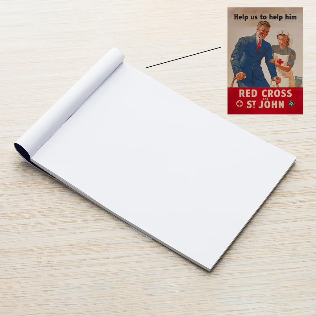 Help us help him A5 Notebook | Heritage Collection - Image 2