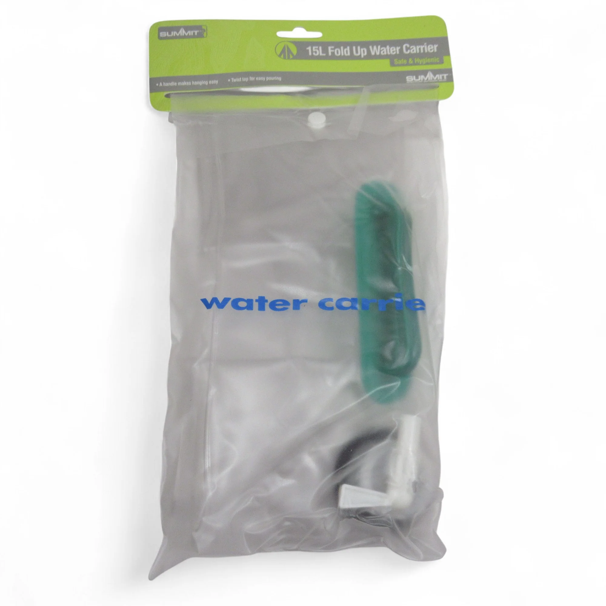 Summit 15L Fold Up Water Carrier Twist Tap Handled Outdoor | Pre-loved