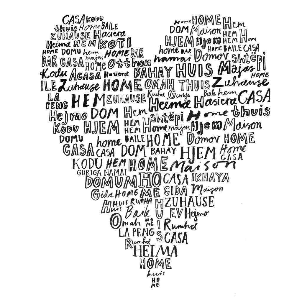 Home is where the heart is print - Image 2