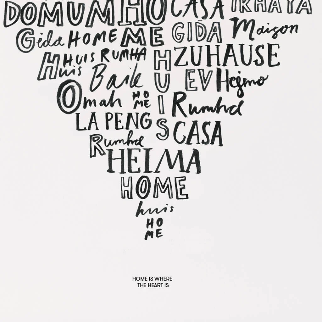 Home is where the heart is print - Image 3