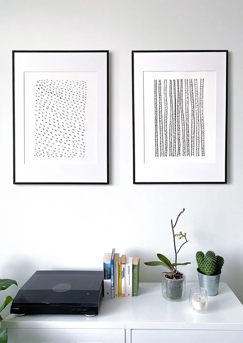 HORIZONTAL RAIN original print - Image 4