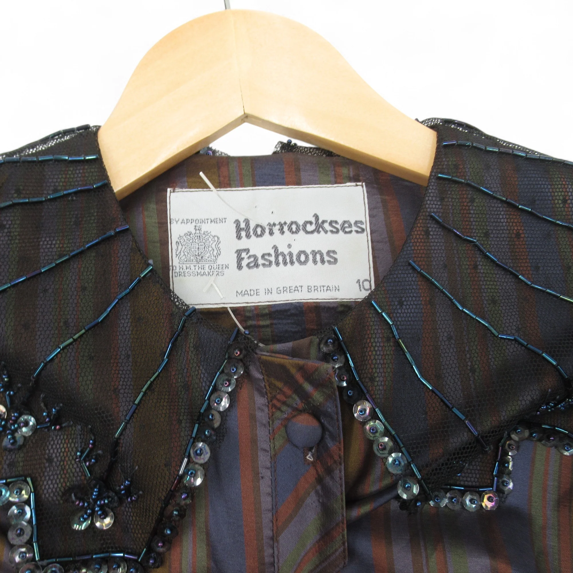Horrockses Fashions Gothic Vintage Dress UK 10 Womenswear | Pre-loved - Image 6