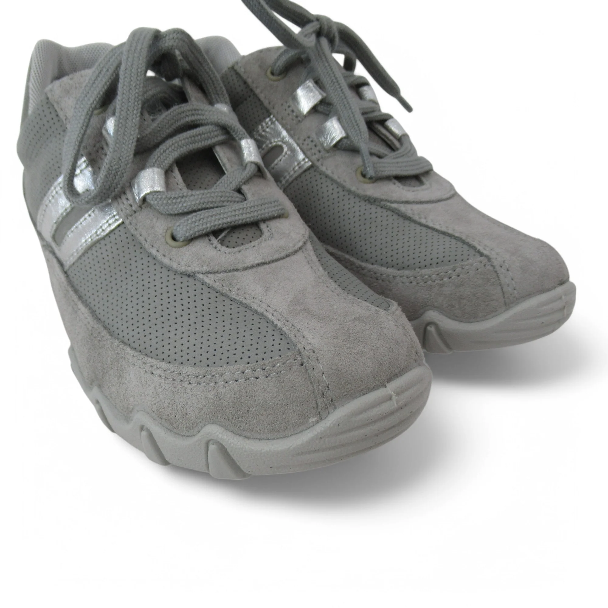 Hotter Trainer UK 4.5 Grey X Wide Suede Womenswear | Preloved - Image 6