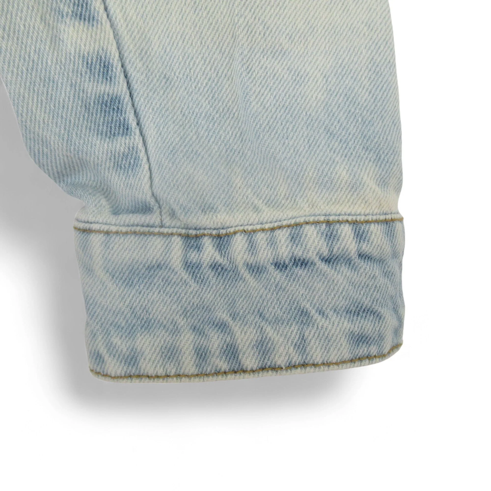 House Collection M/L Light Blue Wave Denim Jacket Womenswear | Preloved - Image 6