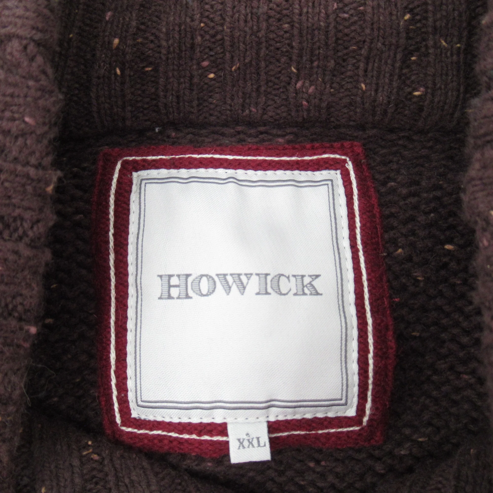 Howick Jumper XXL Brown Knitwear Menswear | Pre-loved - Image 6
