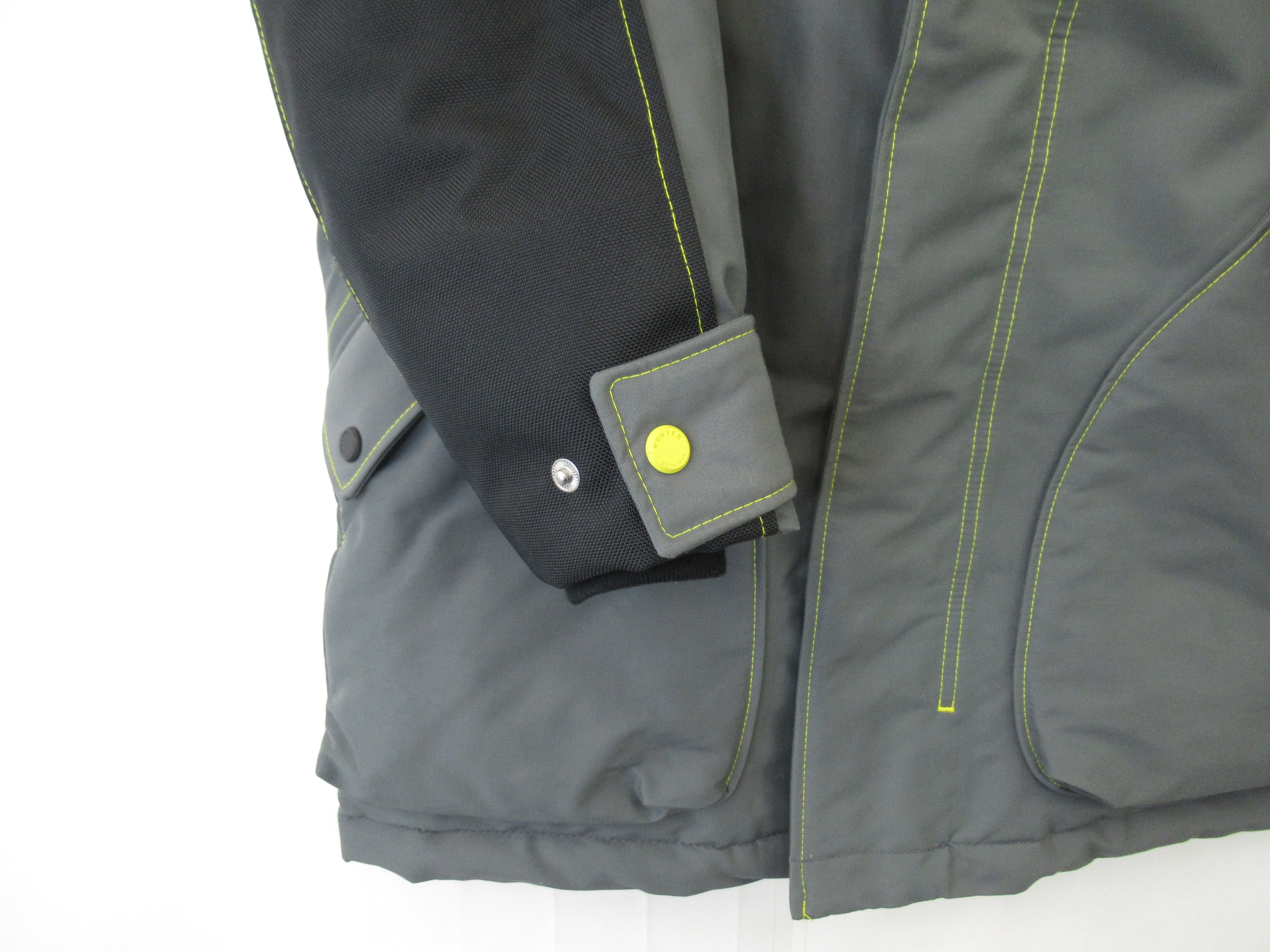 Hunter XS Grey Padded Hooded Winter Coat Menswear | Preloved - Image 6