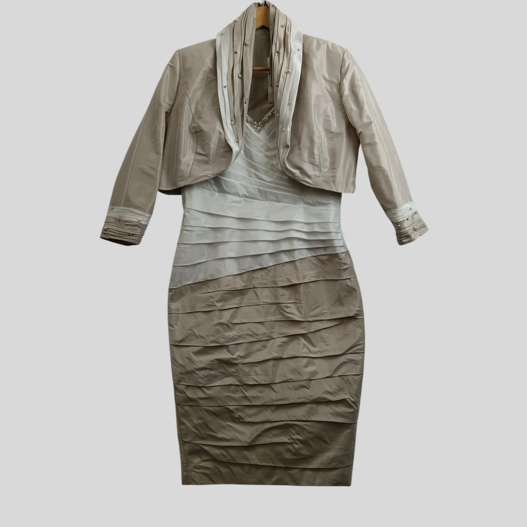 Ian Stuart Mother of Bride Dress With Matching Jacket  UK Medium -Tags On Womenswear | Pre-loved