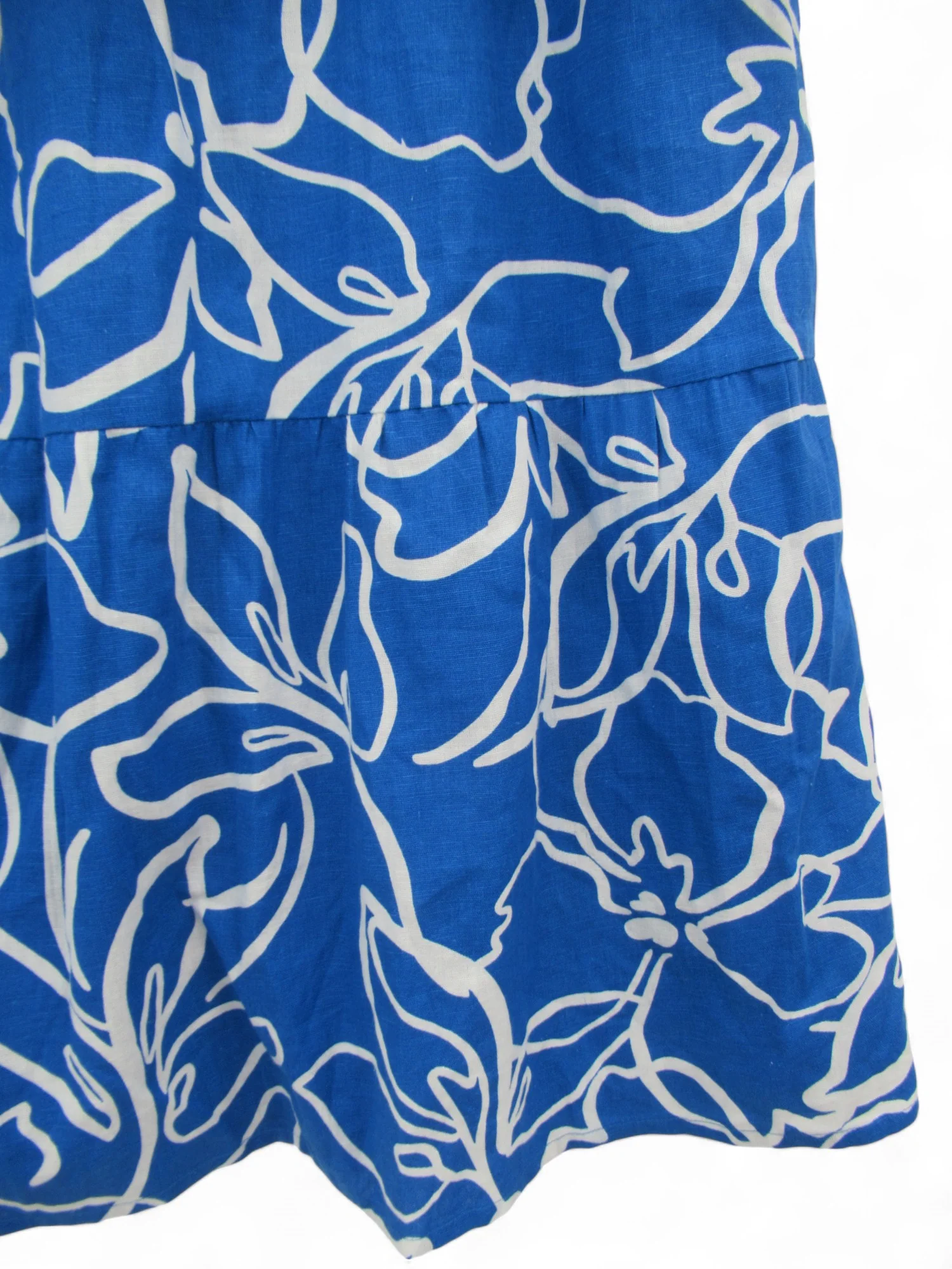In The Style Maxi Dress UK 24 Blue Floral Womenswear | Pre-loved - Image 4