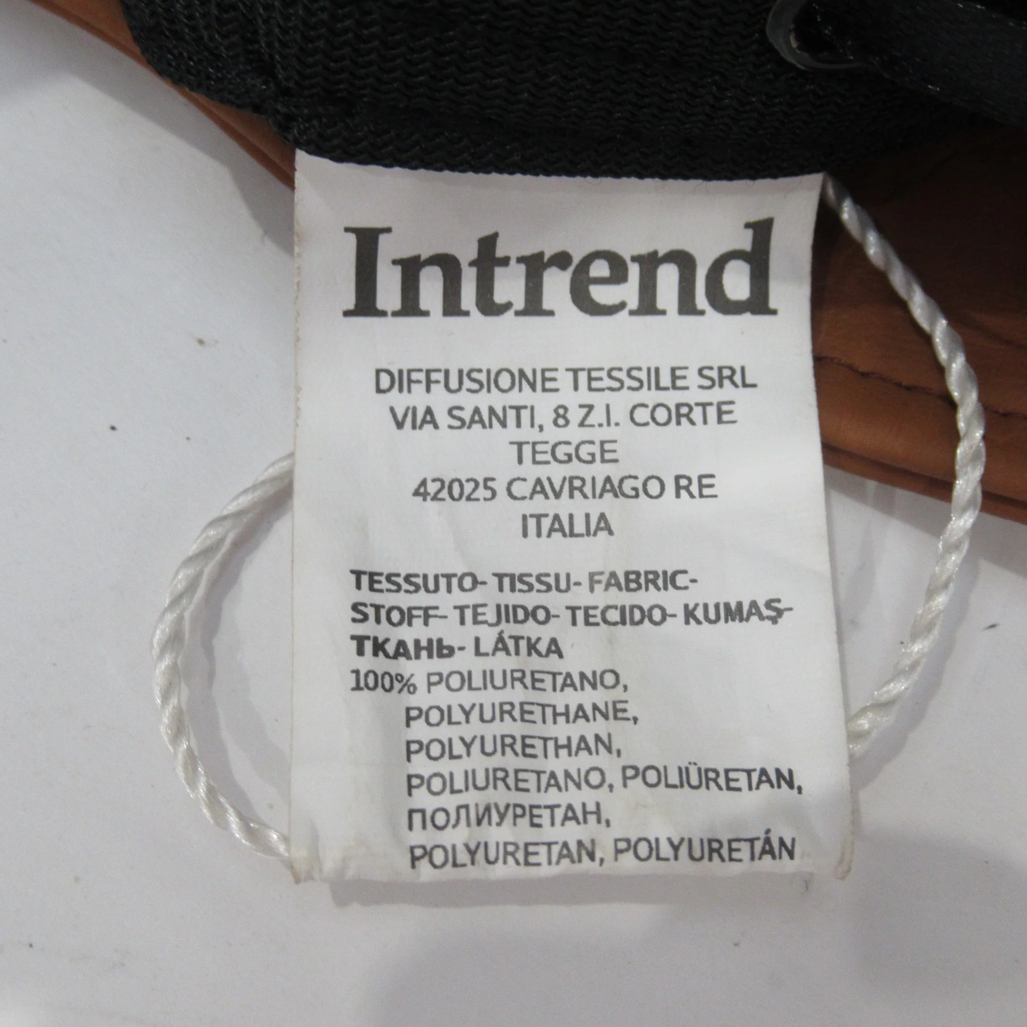 Intrend Brown Bucket Hat Vegan Leather Menswear | Preloved - Image 5