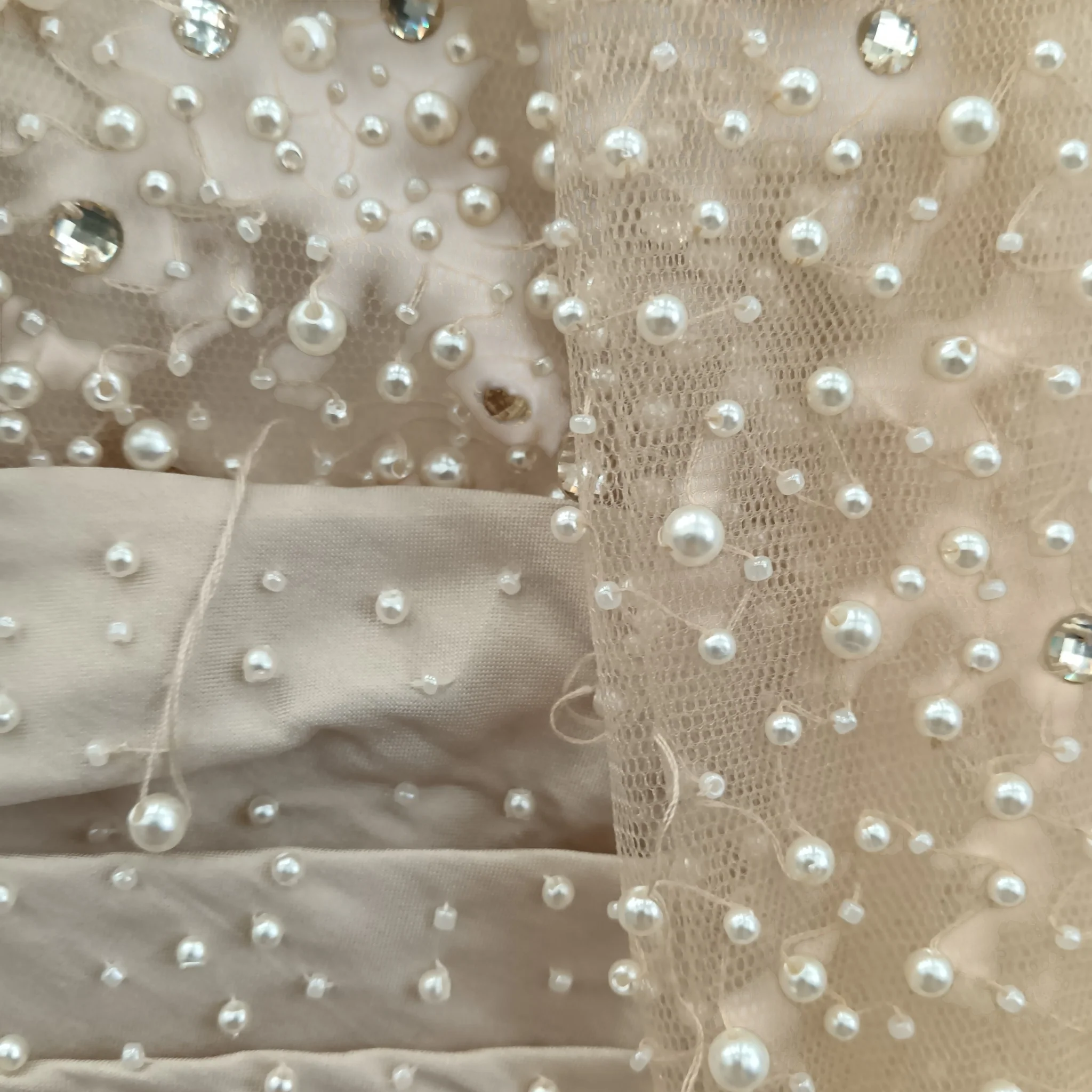 Irresistible by Veromia Mother of Bride Gold Embellished Dress UK 12 Womenswear | Pre-loved - Image 4