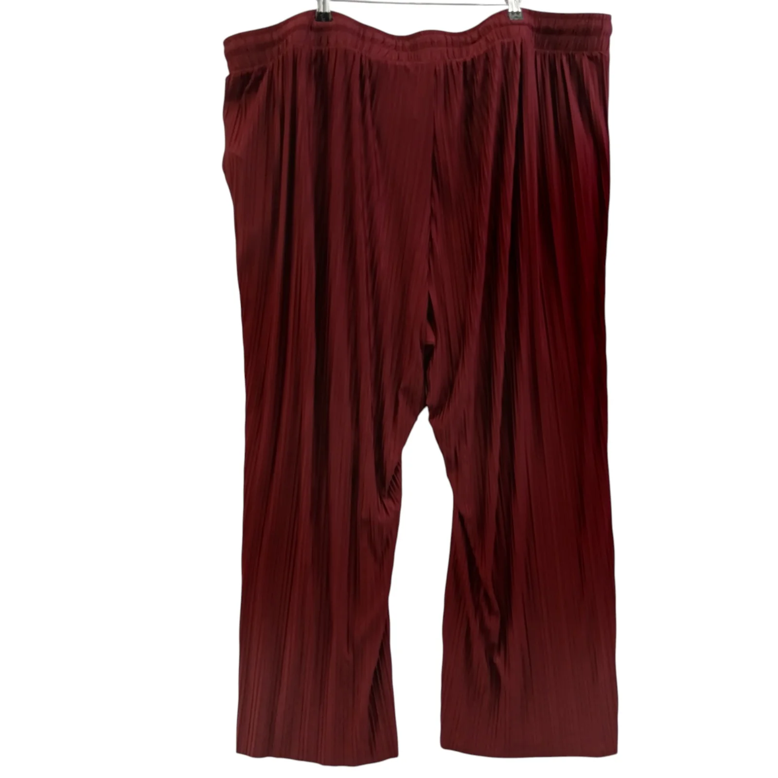 J D Williams Burgundy Pleated Trousers UK 32 - Tags on - Womenswear | Pre- loved - Image 2