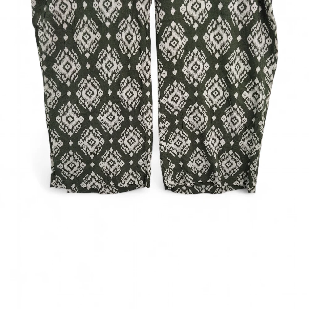 J D Williams Trousers Green UK 24 Wide Leg Womenswear | Pre-loved - Image 3