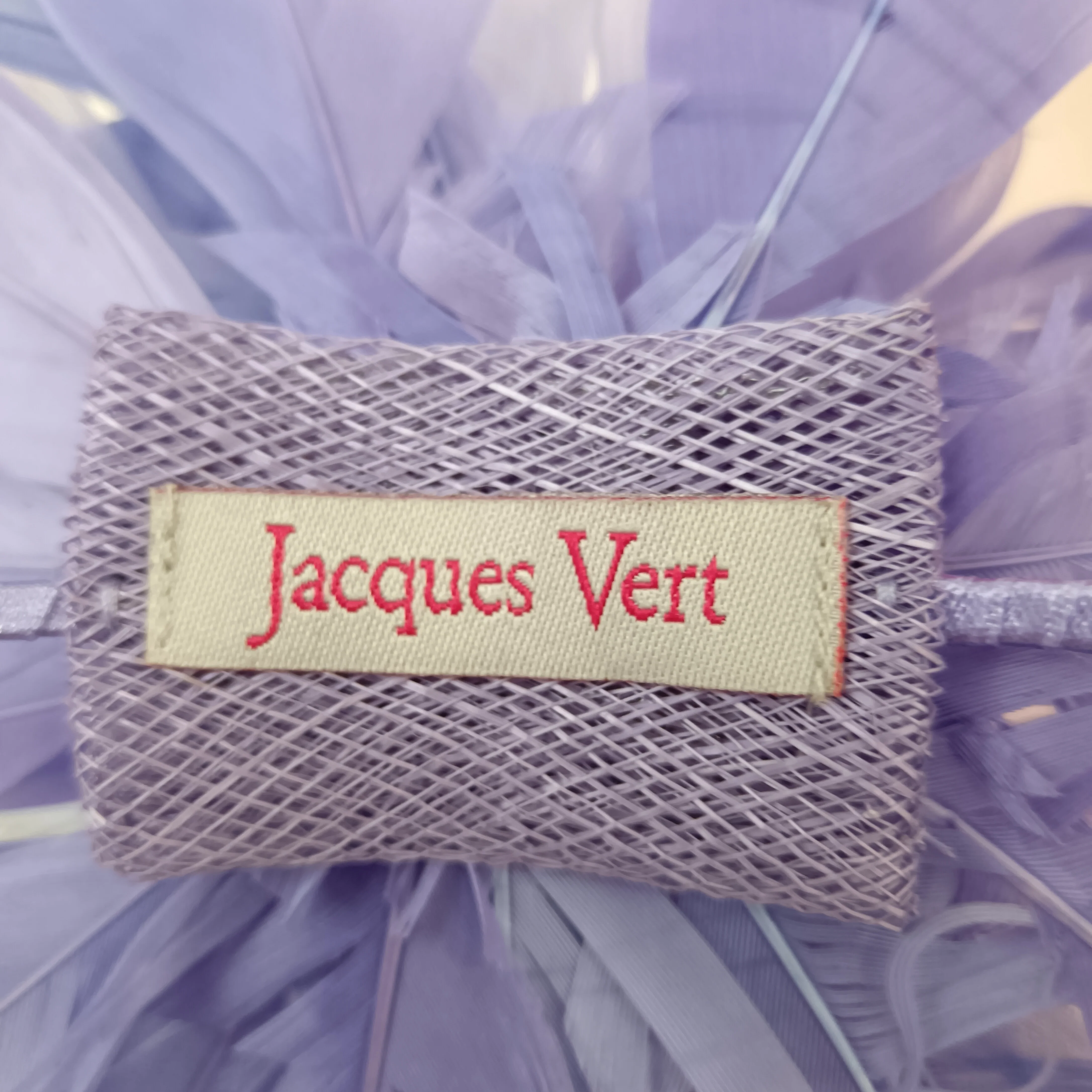 Jacques Vert Lilac Feathers Special Occasion Wedding Fascinator Womenswear | Pre-loved - Image 5