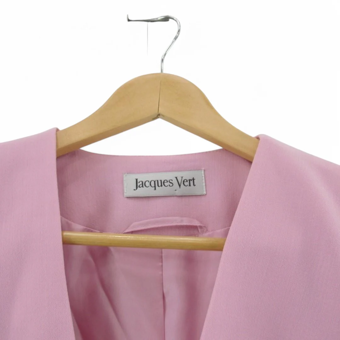 Jacques Vert Vintage Mother Of Bride Outfit Pink UK 12 Womenswear | Pre-loved - Image 4