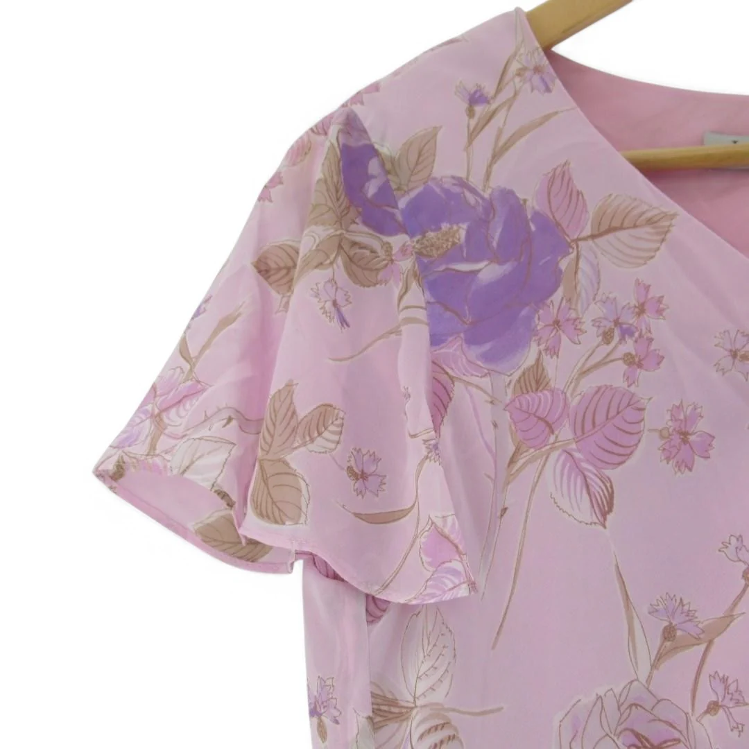 Jacques Vert Vintage Mother Of Bride Outfit Pink UK 12 Womenswear | Pre-loved - Image 7