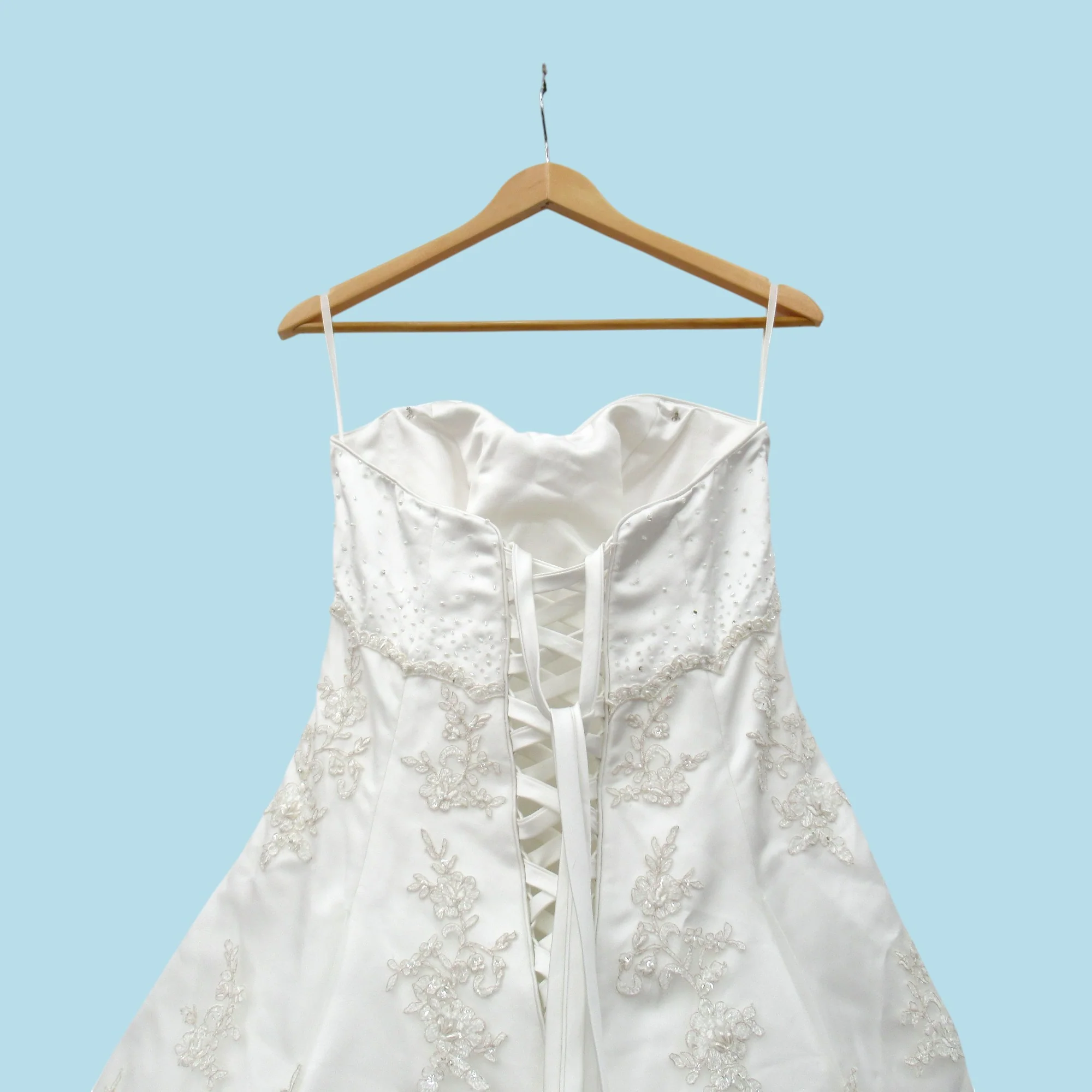 Jade Daniels Wedding Dress Ivory UK 14 Womenswear | Pre-loved - Image 4