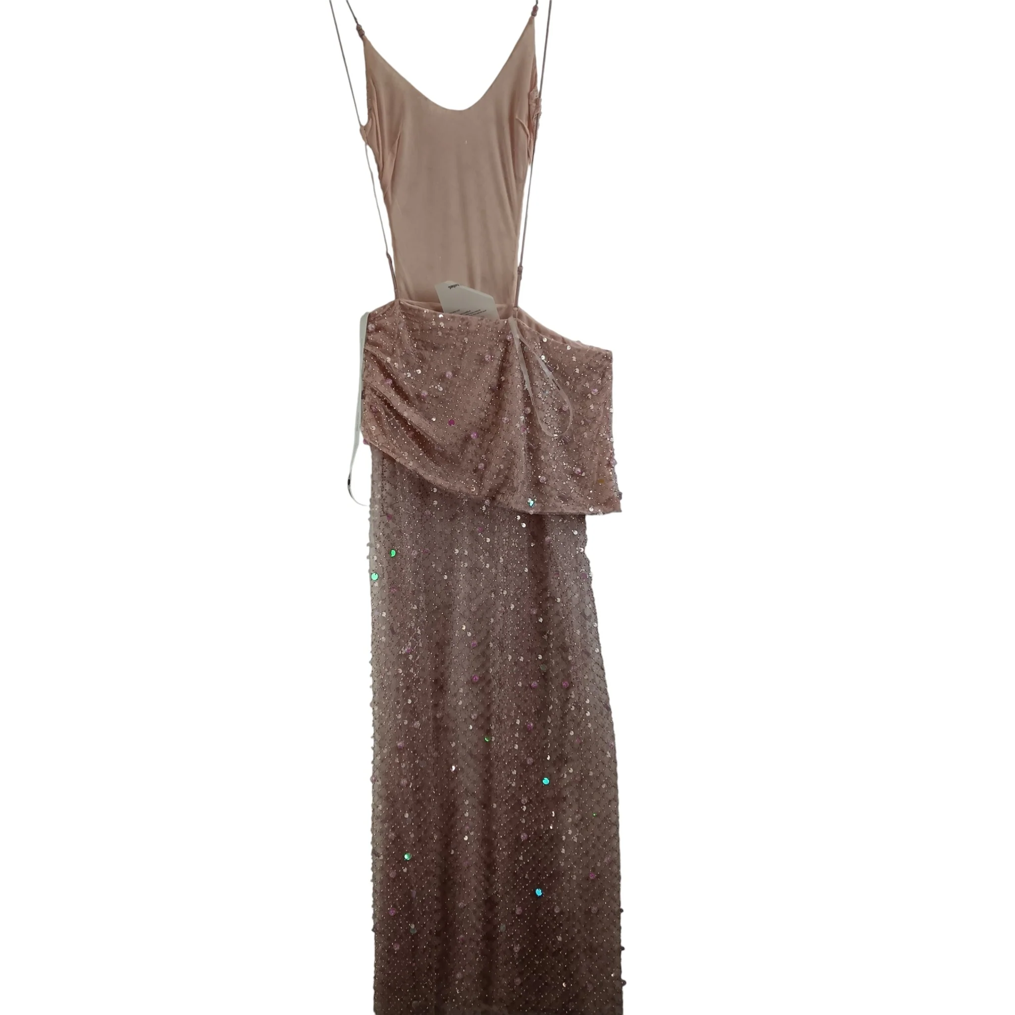 Jaded London Pink Stellar Sequined Ladies Maxi Dress UK 10 - Tags On - Womenswear | Pre-loved - Image 2