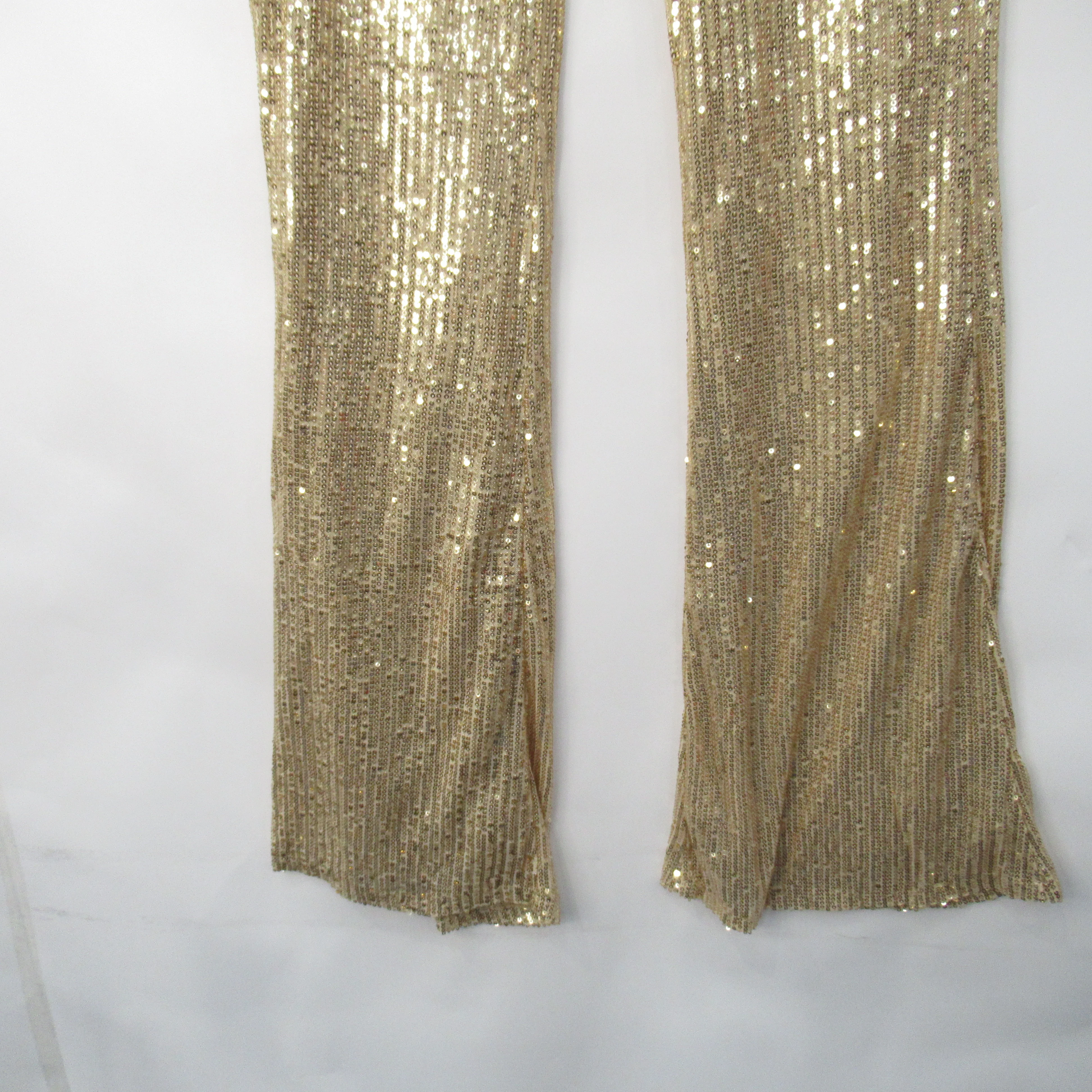 Jaded Rose Trousers UK 8 Gold Sequin Womenswear - Preloved - Image 4