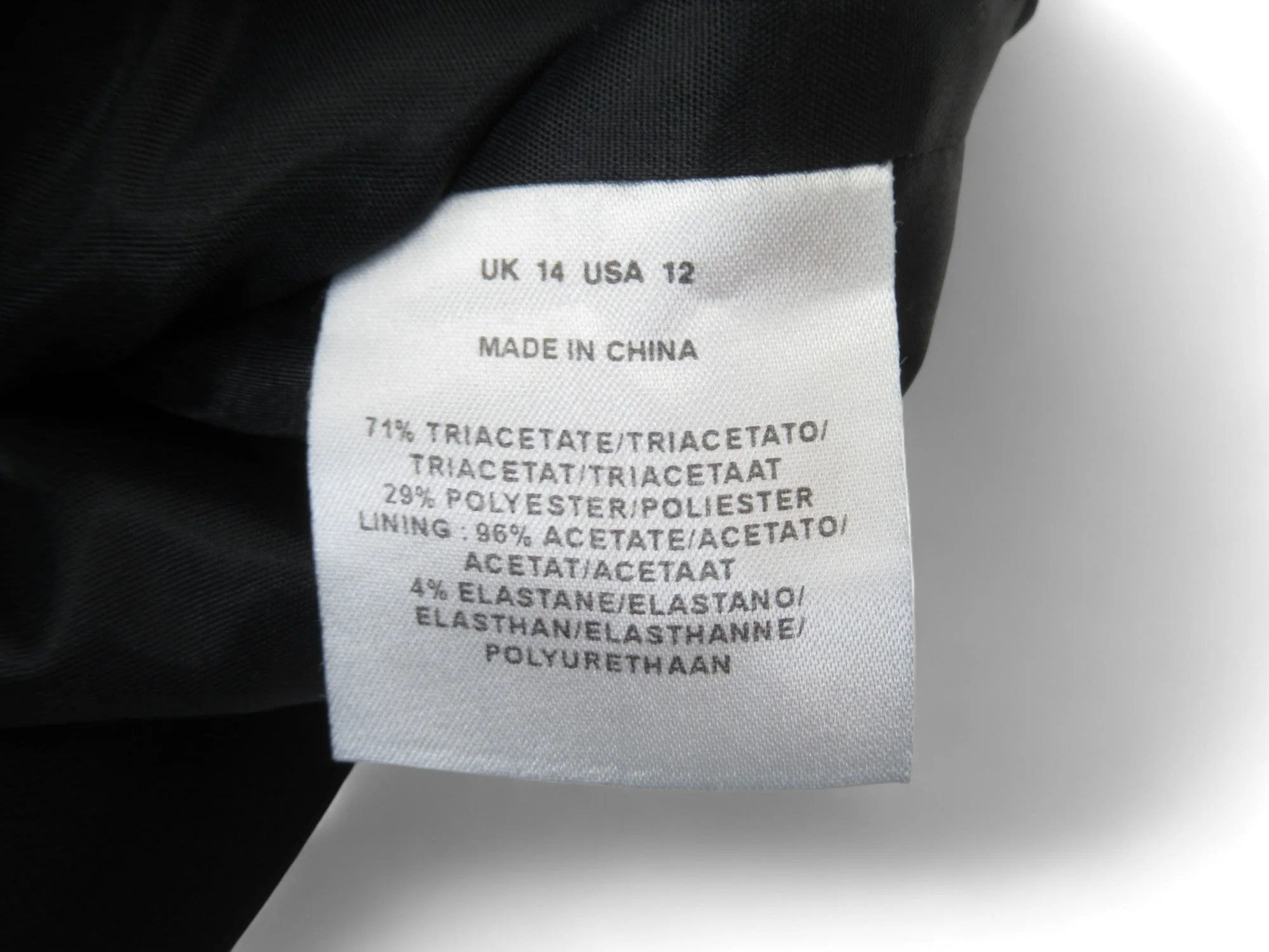 Jaeger UK 14 Black Formal Jacket Womenswear | Preloved - Image 5