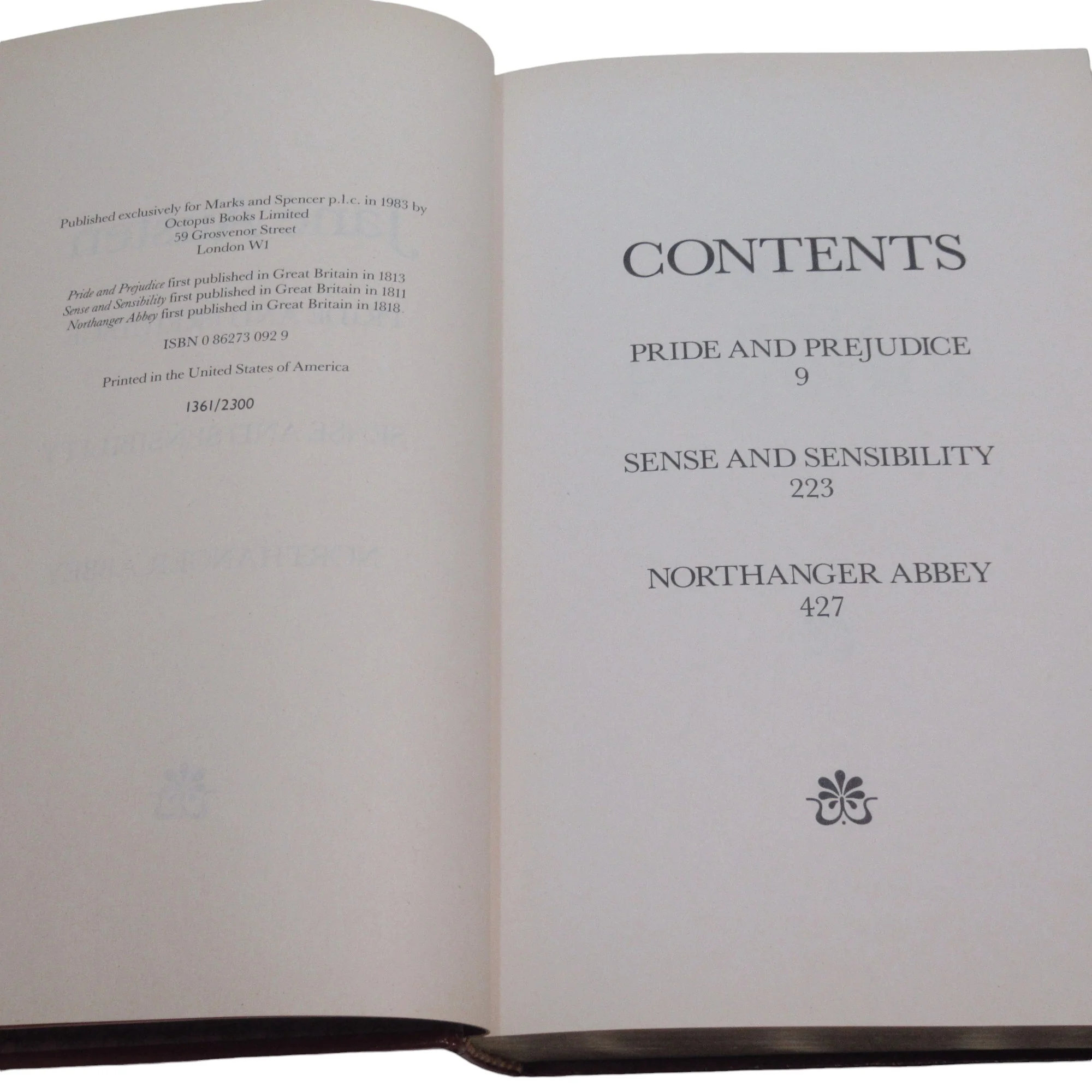 Jane Austen 3in1 Collection Book 1983 Limited Edition | Preloved - Image 5