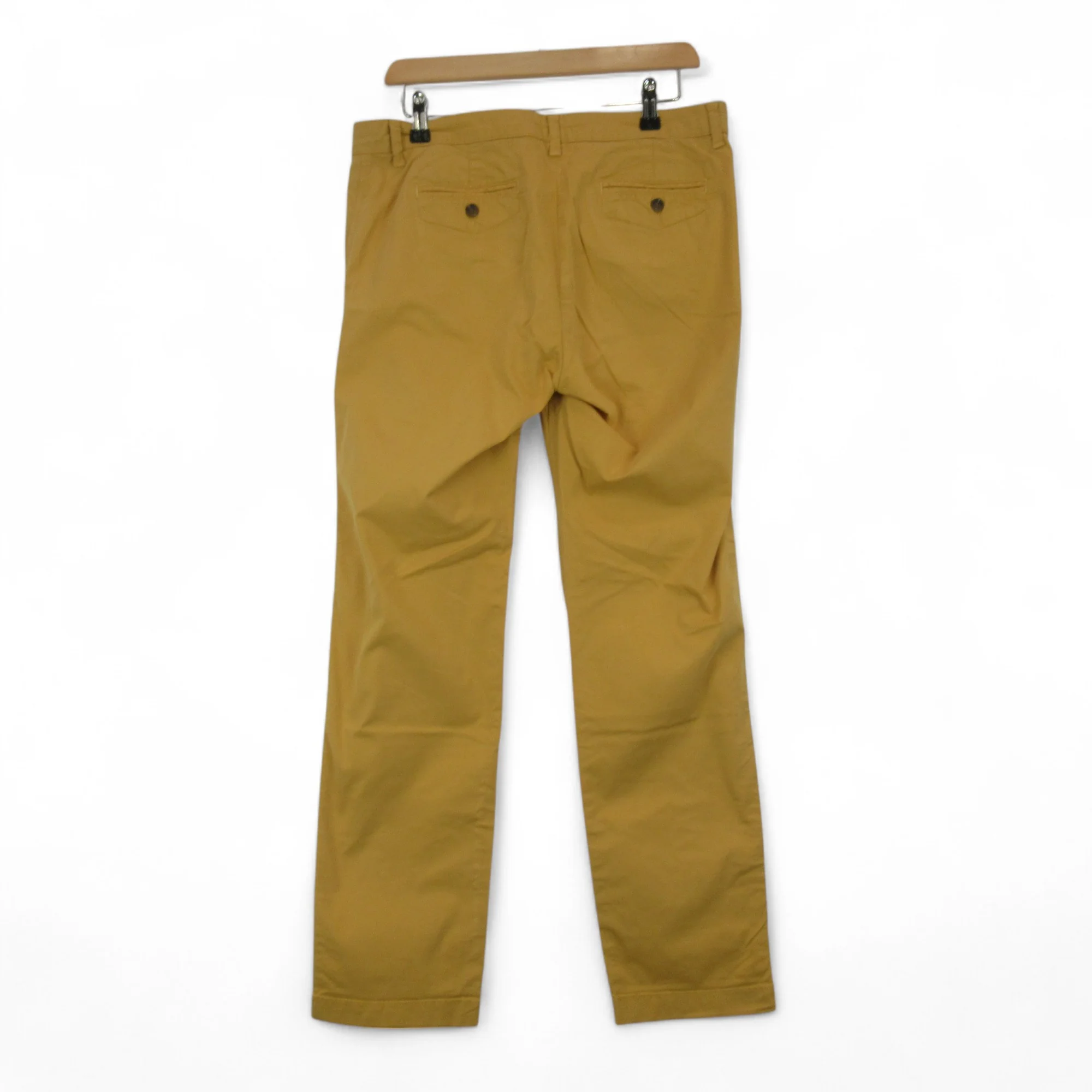 Jigsaw UK 14 Mustard Yellow Trousers Womenswear | Preloved - Image 4