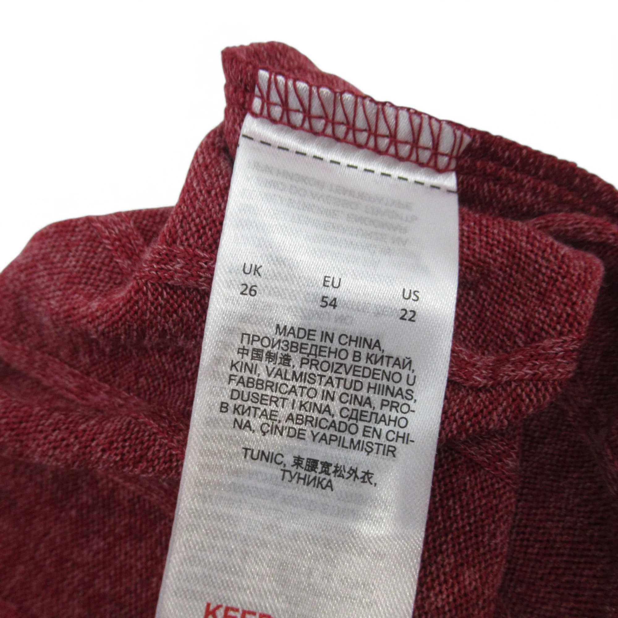 Joe Browns Jumper Dress UK 26 Red Womenswear | Preloved - Image 5