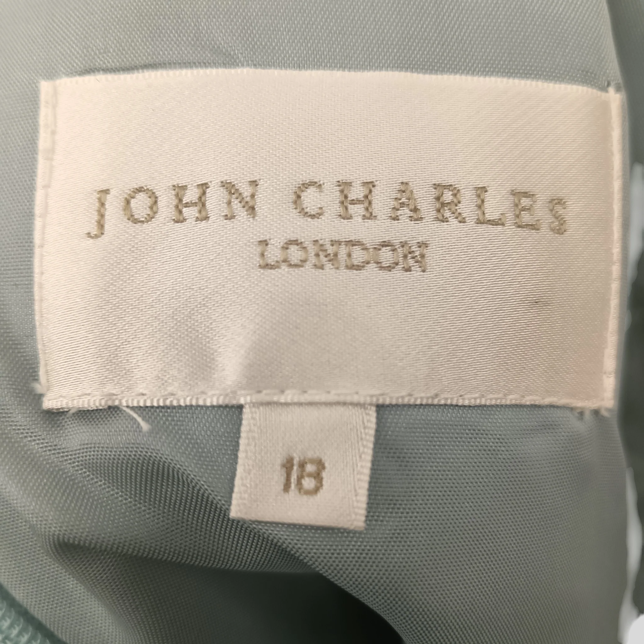 John Charles Mother Of Bride Outfit Blue Dress With Matching Jacket  UK 18  - Womenswear | Pre-loved - Image 5