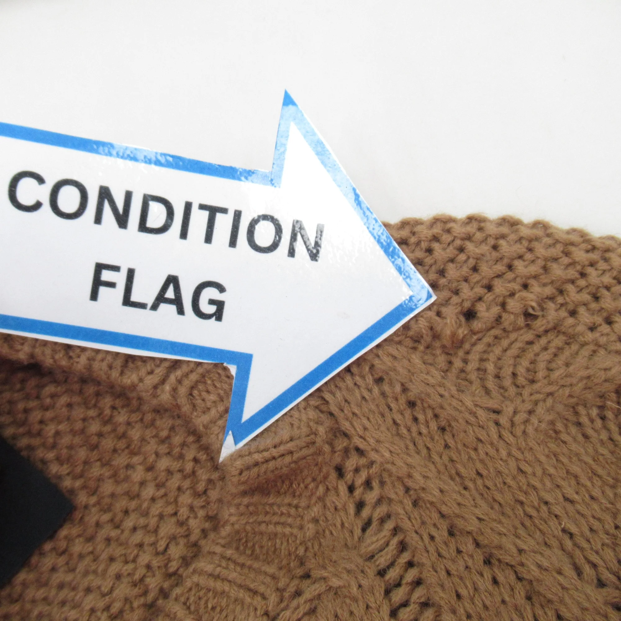 John Richmond Jumper Brown XXL Knitwear Menswear | Pre-loved - Image 7