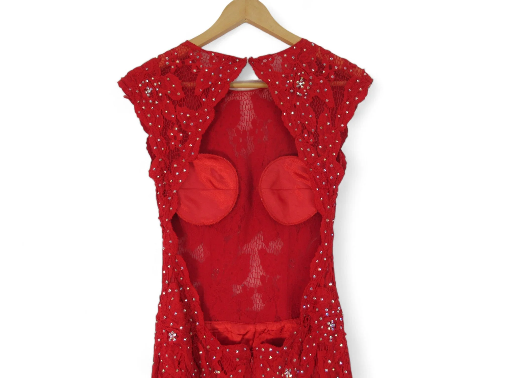 Jovani Small Red Prom Gown Dress Womenswear | Preloved - Image 4